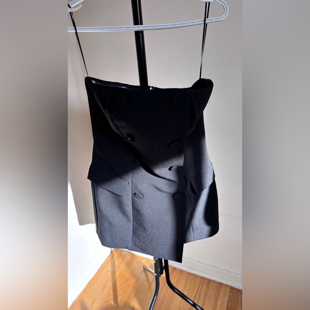 H&M Black Strapless mini Dress